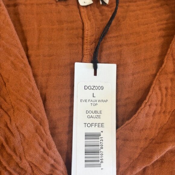 Michael Stars Evie Faux Wrap Top - Picture 2 of 2